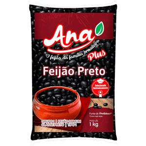 FEIJAO ANA PLUS TP-1 1KG PRETO
